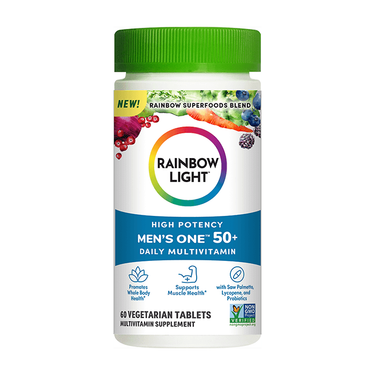 Men's One 50+ Daily Multivitamin, High Potency - Rainbow Light